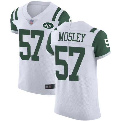 Jets #57 C.J. Mosley White Men's Stitched Football Vapor Untouchable Elite Jersey Jets #57 C.J. Mosley White Men's Stitched Football Vapor Untouchable Elite Jersey