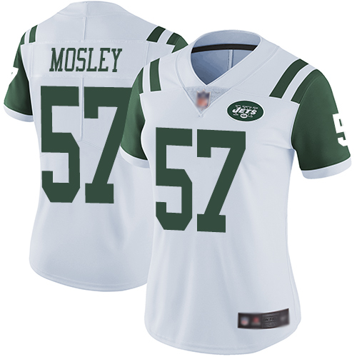 Jets #57 C.J. Mosley White Women's Stitched Football Vapor Untouchable Limited Jersey Jets #57 C.J. Mosley White Women's Stitched Football Vapor Untouchable Limited Jersey
