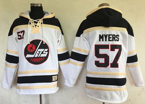 Jets #57 Tyler Myers White Sawyer Hooded Sweatshirt Stitched NHL Jersey Jets #57 Tyler Myers White Sawyer Hooded Sweatshirt Stitched NHL Jersey