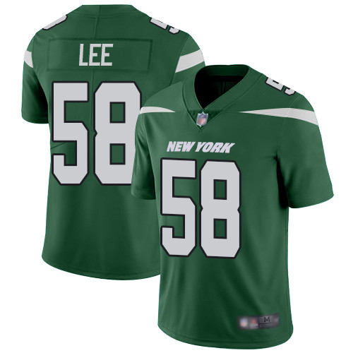 Jets #58 Darron Lee Green Team Color Men's Stitched Football Vapor Untouchable Limited Jersey Jets #58 Darron Lee Green Team Color Men's Stitched Football Vapor Untouchable Limited Jersey