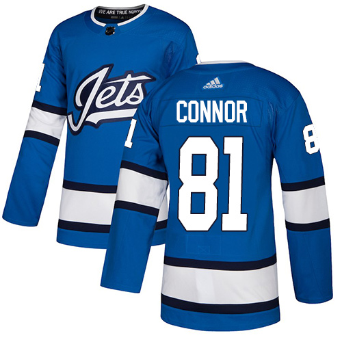 Jets #81 Kyle Connor Blue Alternate Authentic Stitched Hockey Jersey Jets #81 Kyle Connor Blue Alternate Authentic Stitched Hockey Jersey