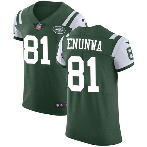 Jets #81 Quincy Enunwa Green Team Color Men's Stitched Football Vapor Untouchable Elite Jersey Jets #81 Quincy Enunwa Green Team Color Men's Stitched Football Vapor Untouchable Elite Jersey
