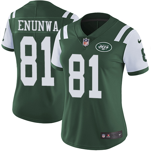 Jets #81 Quincy Enunwa Green Team Color Women's Stitched Football Vapor Untouchable Limited Jersey Jets #81 Quincy Enunwa Green Team Color Women's Stitched Football Vapor Untouchable Limited Jersey