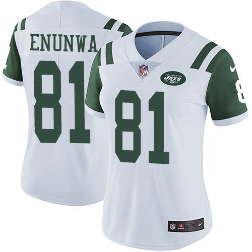 Jets #81 Quincy Enunwa White Women's Stitched Football Vapor Untouchable Limited Jersey Jets #81 Quincy Enunwa White Women's Stitched Football Vapor Untouchable Limited Jersey