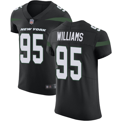 Jets #95 Quinnen Williams Black Alternate Men's Stitched Football Vapor Untouchable Elite Jersey Jets #95 Quinnen Williams Black Alternate Men's Stitched Football Vapor Untouchable Elite Jersey