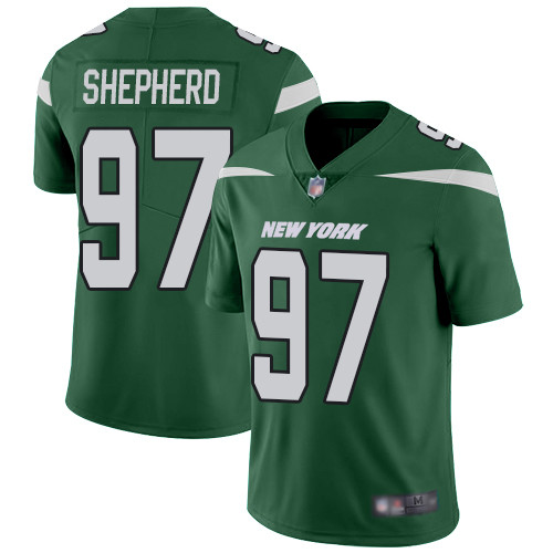 Jets #97 Nathan Shepherd Green Team Color Men's Stitched Football Vapor Untouchable Limited Jersey Jets #97 Nathan Shepherd Green Team Color Men's Stitched Football Vapor Untouchable Limited Jersey