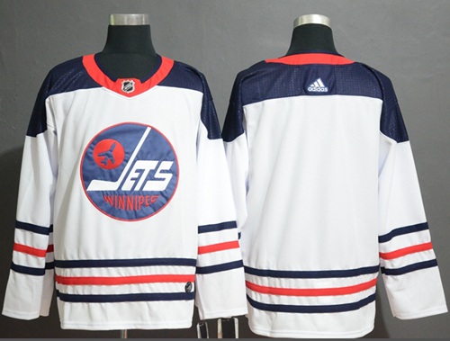 Jets Blank White Authentic Heritage Stitched Hockey Jersey Jets Blank White Authentic Heritage Stitched Hockey Jersey