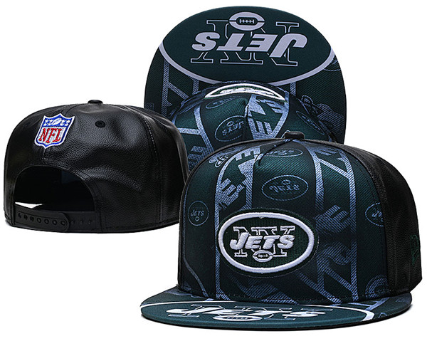 Jets Team Logo Adjustable Hat 1 TX