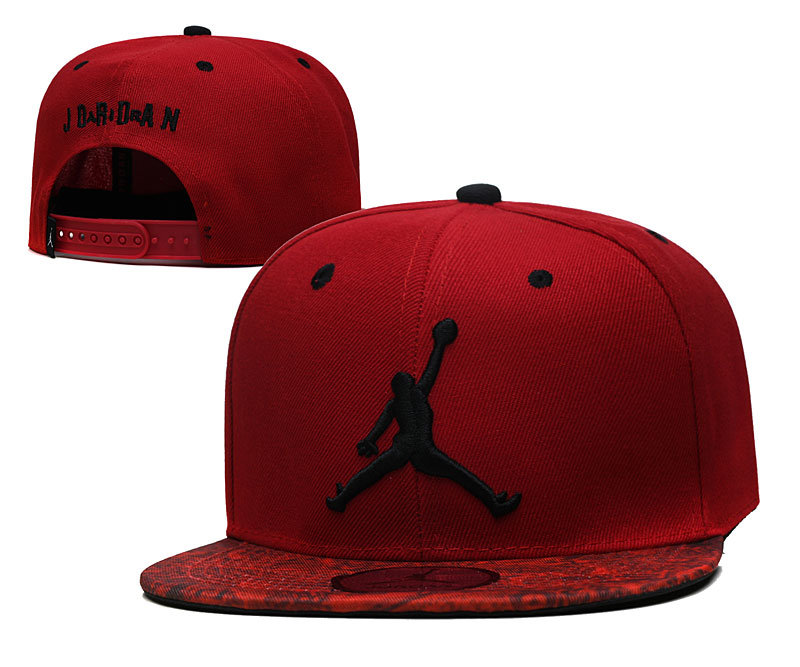 Jordan Snapback Hat Red- --YD