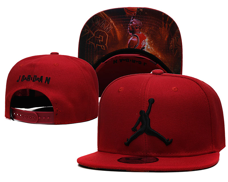 Jordan Snapback Hat Red --YD