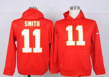 Kansas City Chiefs #11 Alex Smith Pullover Hoodie Red Kansas City Chiefs #11 Alex Smith Pullover Hoodie Red