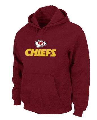 Kansas City Chiefs Authentic Logo Pullover Hoodie RED