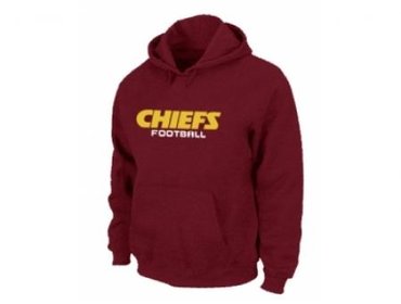 Kansas City Chiefs Authentic font Pullover Hoodie Red