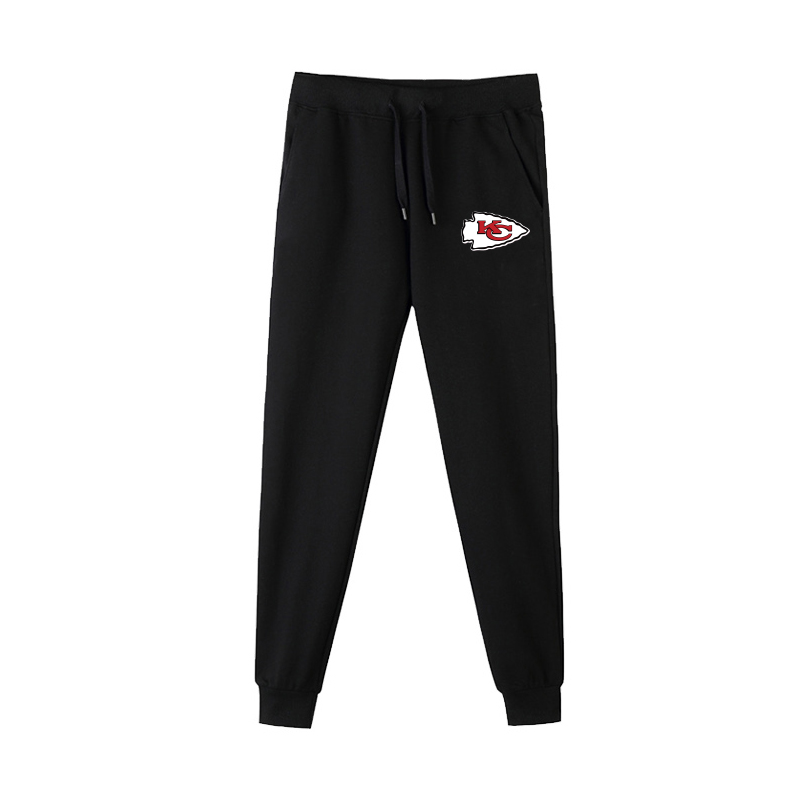 Kansas City Chiefs Black Men's Winter Thicken NFL Sports Pant Kansas City Chiefs Black Men's Winter Thicken NFL Sports Pant