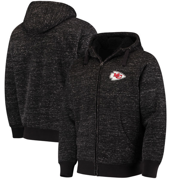 Kansas City Chiefs G III Sports By Carl Banks Discovery Sherpa Full Zip Jacket Heathered Black Kansas City Chiefs G III Sports By Carl Banks Discovery Sherpa Full Zip Jacket Heathered Black