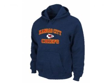 Kansas City Chiefs Heart & Soul Pullover Hoodie D.Blue