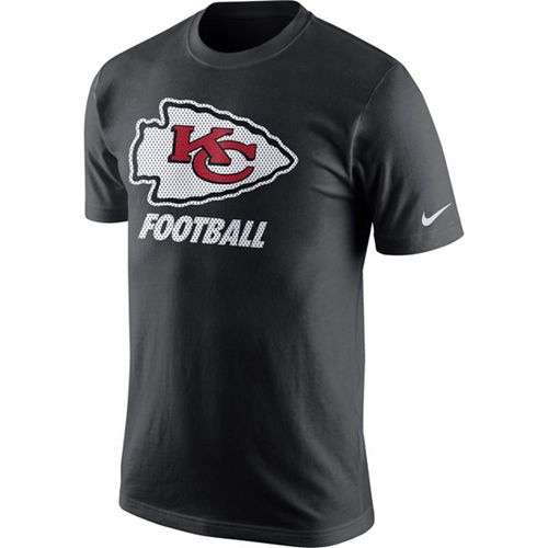 Kansas City Chiefs Nike Facility T-Shirt Anthracite Kansas City Chiefs Nike Facility T-Shirt Anthracite