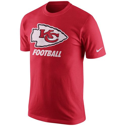 Kansas City Chiefs Nike Facility T-Shirt Red Kansas City Chiefs Nike Facility T-Shirt Red