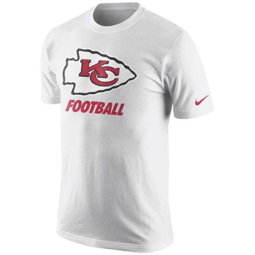 Kansas City Chiefs Nike Facility T-Shirt White Kansas City Chiefs Nike Facility T-Shirt White