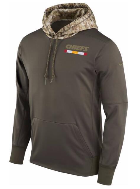 Kansas City Chiefs Nike Salute To Service Sideline Therma Pullover Hoodie Olive Kansas City Chiefs Nike Salute To Service Sideline Therma Pullover Hoodie Olive