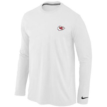 Kansas City Chiefs Sideline Legend Authentic Long Sleeve T-Shirt White Kansas City Chiefs Sideline Legend Authentic Long Sleeve T-Shirt White