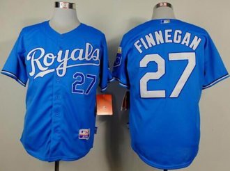 Kansas City Royals #27 Brandon Finnegan Light Blue Alternate Cool Base Baseball Jersey