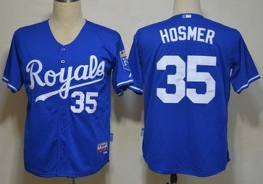 Kansas City Royals 35# Eric Hosmer Dark Blue MLB Jerseys