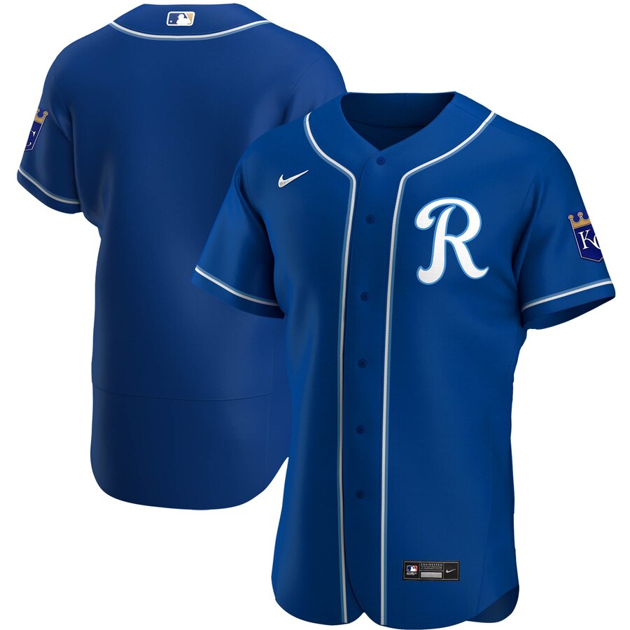 Kansas City Royals Men's Nike Royal Alternate 2020 Authentic Team MLB Jersey Kansas City Royals Men's Nike Royal Alternate 2020 Authentic Team MLB Jersey