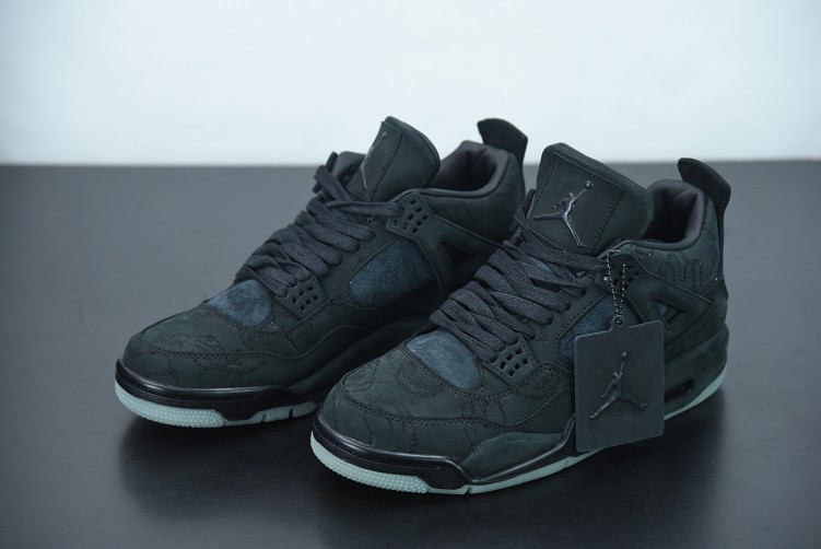 Kaws x Air Jordan 4 Black 930155-001
