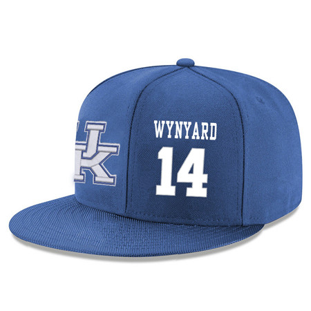 Kentucky Wildcats 14 Tai Wynyard Blue Adjustable Hat