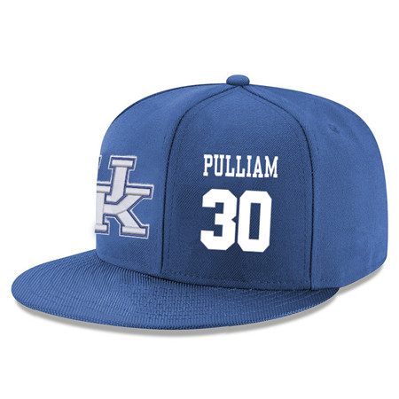 Kentucky Wildcats 30 Dillon Pulliam Blue Adjustable Hat