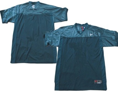 Kids' Michigan State Spartans Customized Green Jersey Kids' Michigan State Spartans Customized Green Jersey