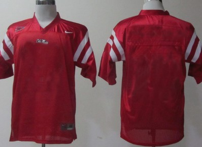 Kids' Ole Miss Rebels Customized Red Jersey Kids' Ole Miss Rebels Customized Red Jersey