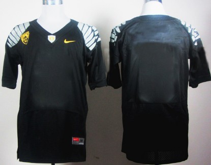 Kids' Oregon Ducks Customized Black Elite Jersey Kids' Oregon Ducks Customized Black Elite Jersey