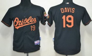 Kids Baltimore Orioles 19 Chris Davis Black Cool Base Baseball MLB Jerseys Kids Baltimore Orioles 19 Chris Davis Black Cool Base Baseball MLB Jerseys