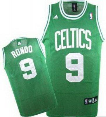 Kids Boston Celtics 9 Rajon Rondo Green Color NBA Jerseys