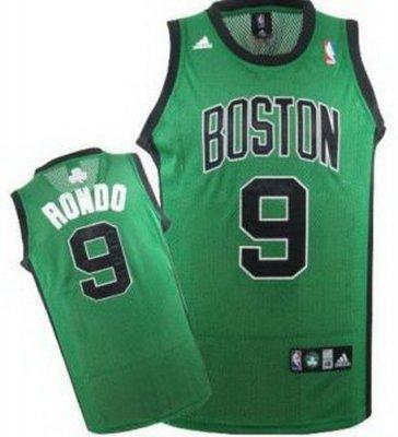 Kids Boston Celtics 9 Rajon Rondo Green Color NBA Jerseys Black Number Kids Boston Celtics 9 Rajon Rondo Green Color NBA Jerseys Black Number