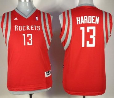 Kids Houston Rockets #13 James Harden Red Revolution 30 Swingman NBA Jerseys Kids Houston Rockets #13 James Harden Red Revolution 30 Swingman NBA Jerseys