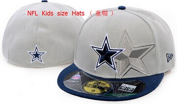 Kids NFL Cowboys fitted grey hat