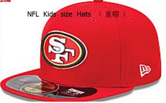 Kids NFL Niners fitted red hat
