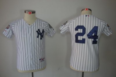 Kids New York Yankees 24 Robinson Can White jerseys(2009 Logo WS 09 Champions Pat) Kids New York Yankees 24 Robinson Can White jerseys(2009 Logo WS 09 Champions Pat)