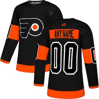 Kids Philadelphia Flyers adidas Black Alternate Authentic Custom Jersey Kids Philadelphia Flyers adidas Black Alternate Authentic Custom Jersey