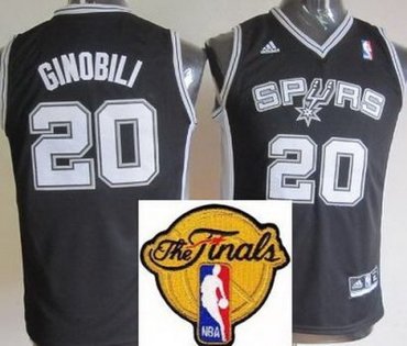 Kids San Antonio Spurs 20 Manu Ginobili Black Revolution 30 Swingman 2013 Finals Patch NBA Jerseys Kids San Antonio Spurs 20 Manu Ginobili Black Revolution 30 Swingman 2013 Finals Patch NBA Jerseys