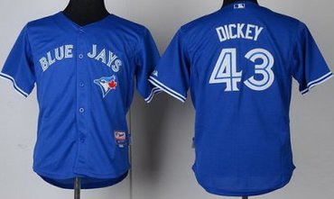 Kids Toronto Blue Jays 43 R.A Dickey Blue Cool Base MLB Jerseys Kids Toronto Blue Jays 43 R.A Dickey Blue Cool Base MLB Jerseys