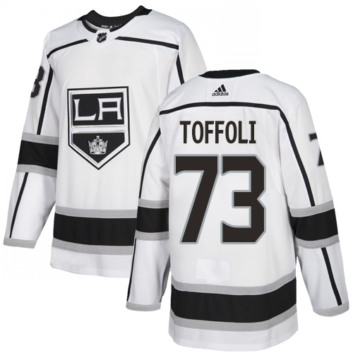 Kings #73 Tyler Toffoli White Road Authentic Stitched Hockey Jersey Kings #73 Tyler Toffoli White Road Authentic Stitched Hockey Jersey
