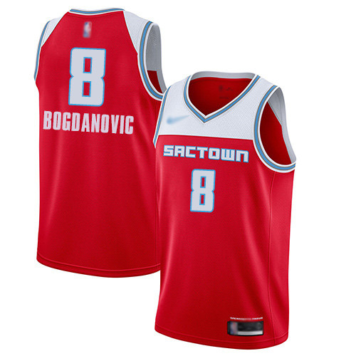 Kings #8 Bogdan Bogdanovic Red Basketball Swingman City Edition 2019 20 Jersey Kings #8 Bogdan Bogdanovic Red Basketball Swingman City Edition 2019 20 Jersey