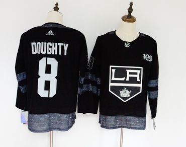 Kings 8 Drew Doughty Black 1917-2017 100th Anniversary Adidas Jersey Kings 8 Drew Doughty Black 1917-2017 100th Anniversary Adidas Jersey
