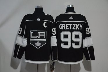 Kings 99 Wayne Gretzky Black Adidas Jersey Kings 99 Wayne Gretzky Black Adidas Jersey