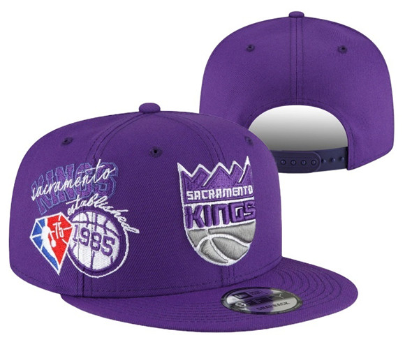 Kings Purple Snapback Hat --YD