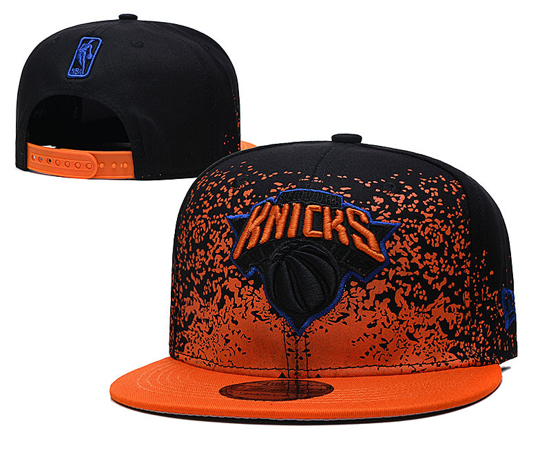 Knicks Team Logo Navy Adjustable Hat YD